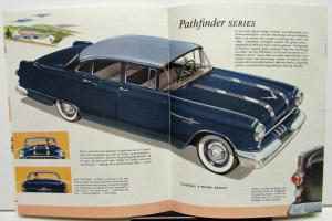 1955 Pontiac Canadian Sales Brochure Pathfinder Laurentian