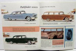 1955 Pontiac Canadian Sales Brochure Pathfinder Laurentian