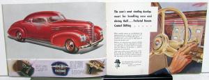 1939 Plymouth Dealer Color Sales Brochure De Luxe Models Features Options