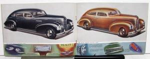 1939 Plymouth Dealer Color Sales Brochure De Luxe Models Features Options
