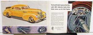 1939 Plymouth Dealer Color Sales Brochure De Luxe Models Features Options