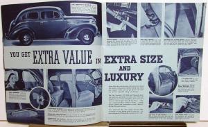 1939 Plymouth Dealer Sales Brochure De Luxe Models Bluetone Features