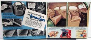 1939 Plymouth Dealer Color Sales Brochure Roadking Models Features & Value