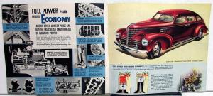 1939 Plymouth Dealer Color Sales Brochure Roadking Models Features & Value