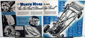 1939 Plymouth Dealer Color Sales Brochure Roadking Models Features & Value