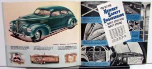 1939 Plymouth Dealer Color Sales Brochure Roadking Models Features & Value