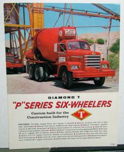 1964 Diamond T Truck Model P4360 P5360 Sales Folder & Specifications