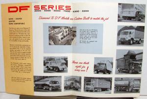 1964 Diamond T Truck DF 3000 4000 5000 6000 7000 4300 5300 Series Sales Brochure