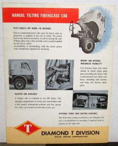 1964 Diamond T Truck DF 3000 4000 5000 6000 7000 4300 5300 Series Sales Brochure