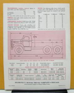 1964 Diamond T Truck Model P4360 P5360 Sales Folder and Specifications