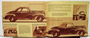 1940 Plymouth Dealer Sales Brochure De Luxe Models Coupe Sedan Original