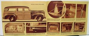 1940 Plymouth Dealer Sales Brochure De Luxe Models Coupe Sedan Original