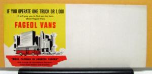 1953 Fageol Vans 10 Reasons Why They Are Todays Best Truck Investment Mailer