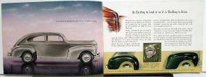 1940 Plymouth Dealer Color Sales Brochure DeLuxe Models & Woody Station Wagon
