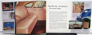 1940 Plymouth Dealer Color Sales Brochure DeLuxe Models & Woody Station Wagon