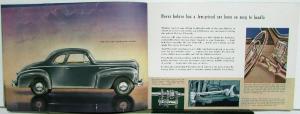 1940 Plymouth Dealer Color Sales Brochure DeLuxe Models & Woody Station Wagon