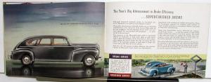 1940 Plymouth Dealer Color Sales Brochure DeLuxe Models & Woody Station Wagon