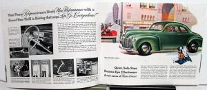 1941 Plymouth Dealer Color Sales Brochure Here