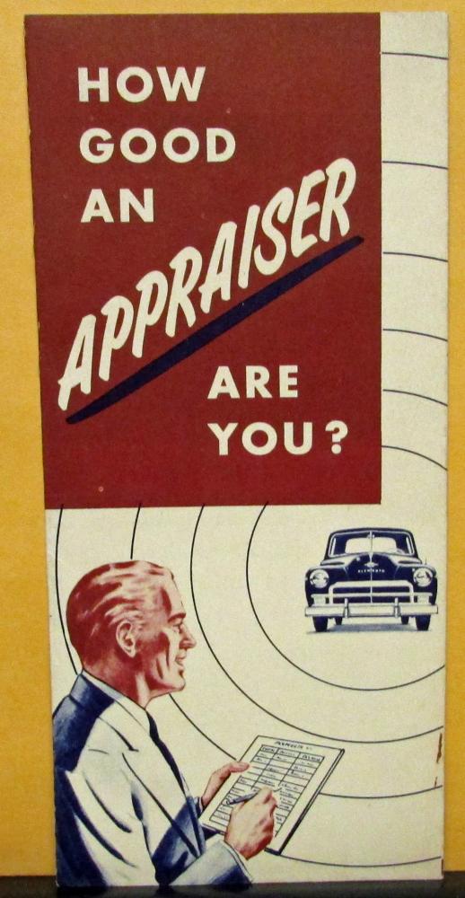 1950 Plymouth Dealer Sales Brochure How Good An Appraiser Are You