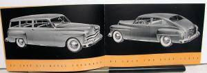 1950 Plymouth Dealer Sales Brochure Deluxe & Special DeLuxe Models Woody