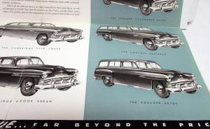 1952 Plymouth Dealer Sales Brochure Folder Power Flow Engine Original