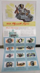 1952 Plymouth Dealer Color Sales Brochure Folder Cranbrook Cambridge Concord