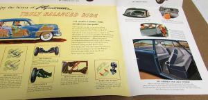 1953 Plymouth Dealer Color Sale Brochure Folder Cranbrook Cambridge Large Poster