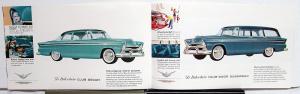 1955 Plymouth Dealer Color Sales Brochure Belvedere Features Specifications