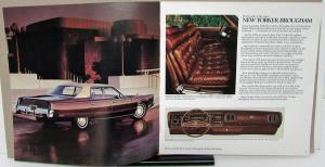 1976 Chrysler New Yorker Newport Town & Country Color Sales Brochure Original