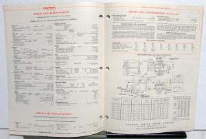 1951 Federal Truck Model 1601 1602 Sales Brochure & Specifications