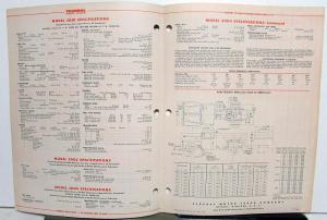 1951 Federal Truck Model 3001 3002 3004 Sales Brochure & Specifications