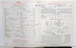 1951 Federal Truck Model 1801 1802 Sales Brochure & Specifications