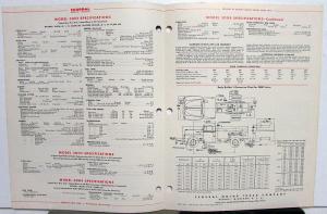 1952 Federal Truck Model 3001 3002 3004 Sales Brochure & Specifications Revised