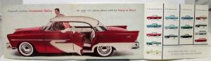 1956 Plymouth Dealer Sales Brochure Folder All New Aerodynamic Styling