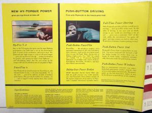 1956 Plymouth Dealer Color Sales Brochure Folder Suburbans Station Wagons