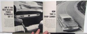 1959 Plymouth Dealer Sales Brochure Forward Look Models Test Drive