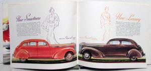1937 Chrysler Royal & Imperial Prestige Color Sales Brochure Original Oversized
