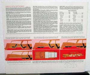 1959 Plymouth Dealer Color Sales Brochure Suburban Station Wagons
