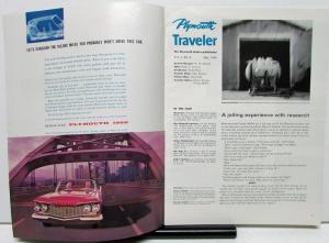1960 Plymouth Traveler Magazine May Vol 1 No 6 Dealer Customer Industry