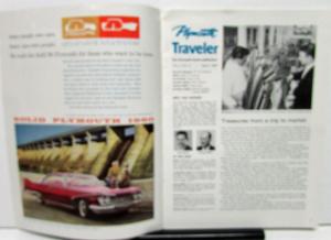 1960 Plymouth Traveler Magazine April Vol 1 No 5 Dealer Customer Industry