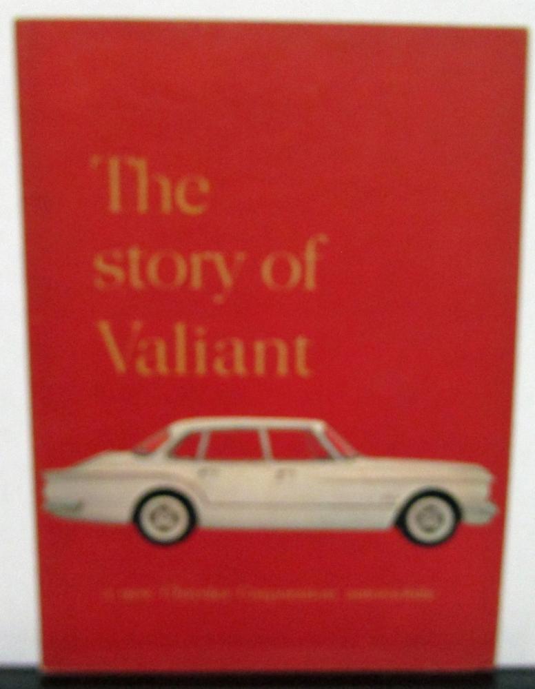 1960 Plymouth Dealer Sales Brochure The Story Of Valiant New Model