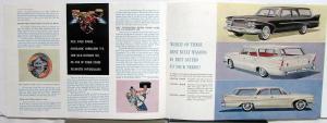 1960 Plymouth Suburban Sport Deluxe Custom Station Wagons Sales Brochure Orig
