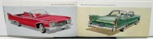 1960 Plymouth Dealer Color Sales Brochure Suburban Fury Belvedere Savoy