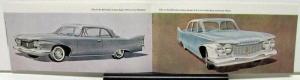 1960 Plymouth Dealer Color Sales Brochure Suburban Fury Belvedere Savoy