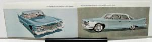 1960 Plymouth Dealer Color Sales Brochure Suburban Fury Belvedere Savoy