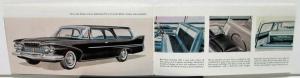 1960 Plymouth Dealer Color Sales Brochure Suburban Fury Belvedere Savoy