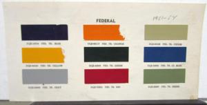 1951 1952 1953 1954 Federal Truck Paint Chips