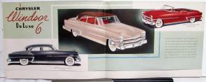 1953 Chrysler Windsor & Deluxe Newport Town & Country Export Sales Folder