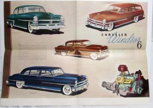 1953 Chrysler Windsor & Deluxe Newport Town & Country Export Sales Folder