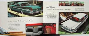 1957 Chrysler Windsor Saratoga New Yorker Color Sales Brochure Original